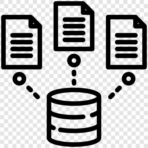 database management system, database design, database development, database administrator icon svg