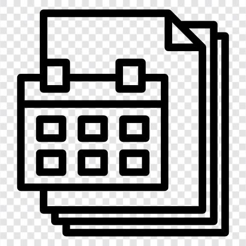 date, time, schedule, appointments icon svg