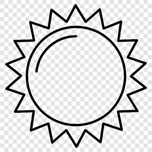 day, tan, sunburn, solar icon svg