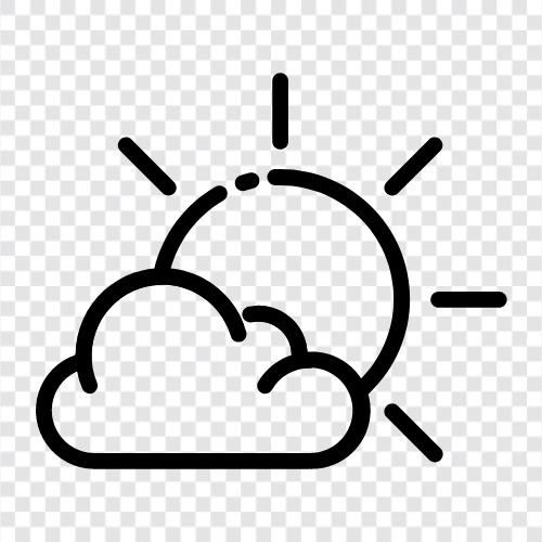 day, clouds, blue, sky icon svg