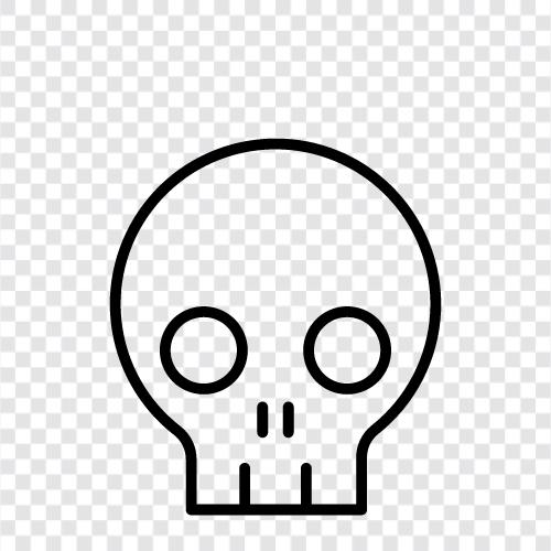 Death, Zombie, Horror, Gore icon svg