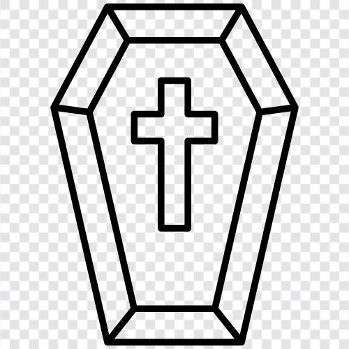 death, cemetery, burial, funeral icon svg