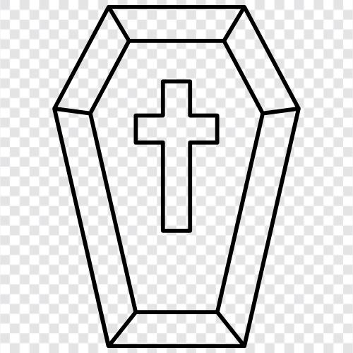 death, burial, funeral, embalming icon svg