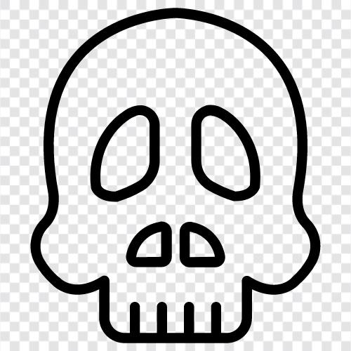 death, gore, violence, skeleton icon svg