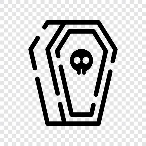 death, funeral, burial, wake icon svg