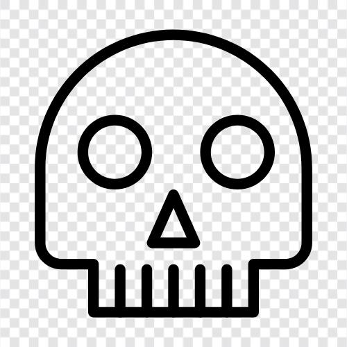 death, bones, graveyard, murder icon svg