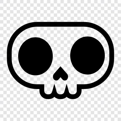 death, skulls, death symbols, death metal icon svg