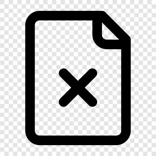 delete file, delete file from computer, delete, remove file icon svg