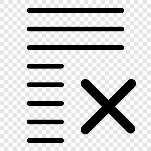 Liste in Excel löschen, wie man eine Liste in Excel löschen, wie man Liste löschen symbol