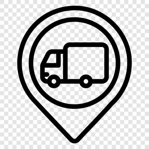 delivery, truck, delivery driver, truck driver icon svg