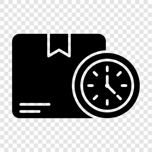 Delivery Time Estimates, Delivery Time Chart, Delivery Time Table, Delivery Time icon svg