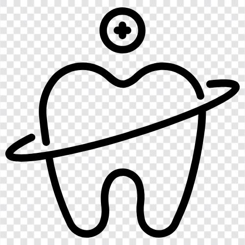 zahnärztliche Versorgung, Zahnimplantat, Zahnchirurgie, Zahnklinik symbol