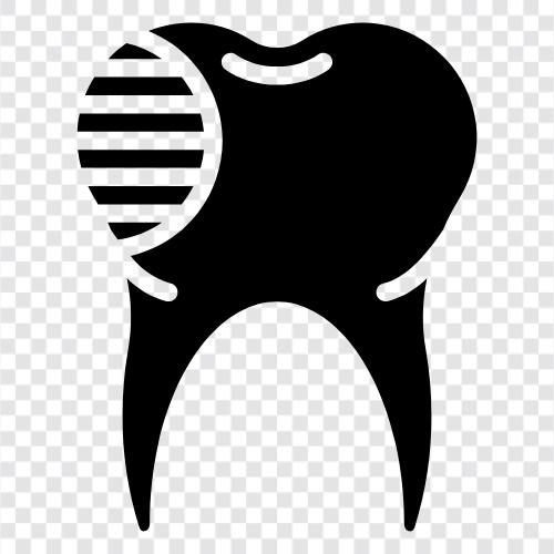 dental decay, cavities, enamel decay, health icon svg