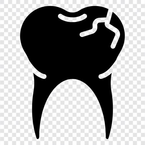 Zahnzerfall, Zahnpflege, Zähne, Zahngesundheit symbol