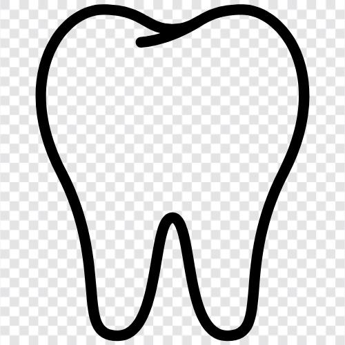 diş ipi, dental hijyen, kaviteler, plaque ikon svg