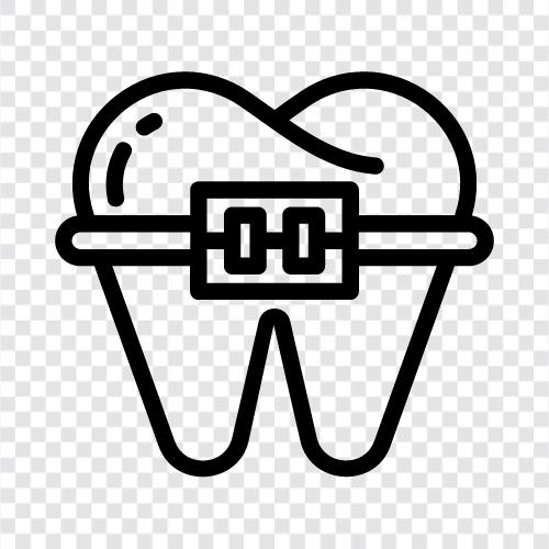 dental implants, dental braces, orthodontics icon svg