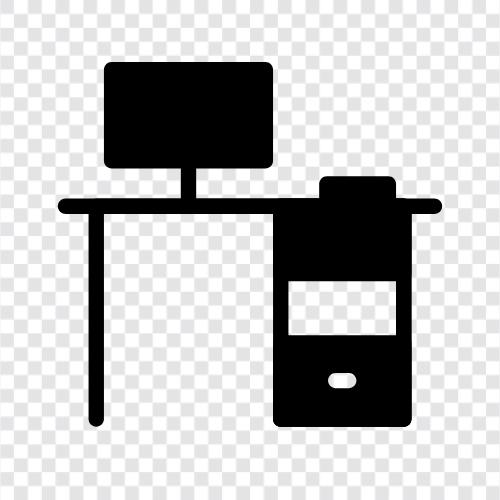 Schreibtischtisch, Computertisch, Entwurfstisch, Couchtisch symbol
