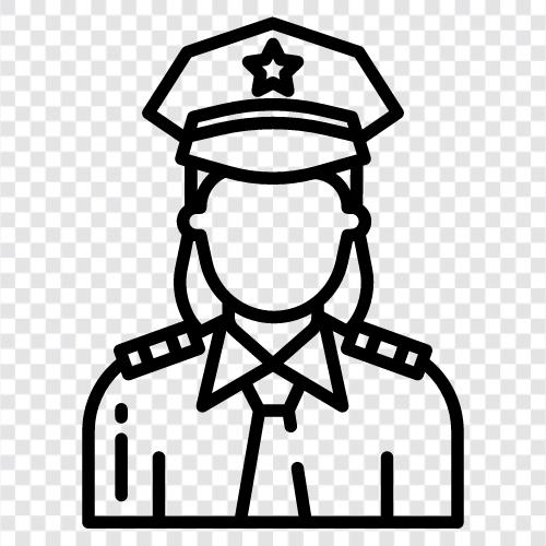 detective, officer, law enforcement, security icon svg