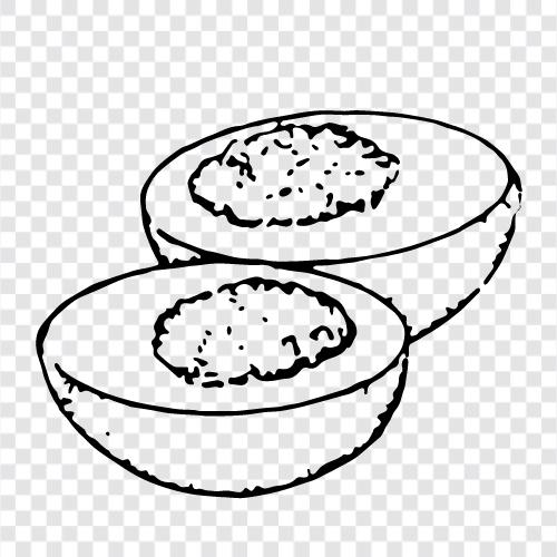 Deviled Eggs Recipe, Deviled Eggs icon svg