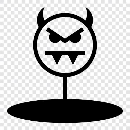 devils, demons, torture, flames icon svg