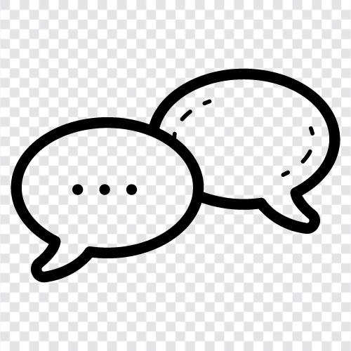 dialogue, discussion, chat, communication icon svg