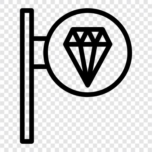 diamond, ring, wedding, band icon svg