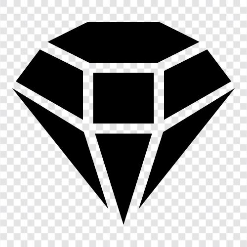 Diamanten, seltene Diamanten, Diamanten zum Verkauf, Diamantschmuck symbol