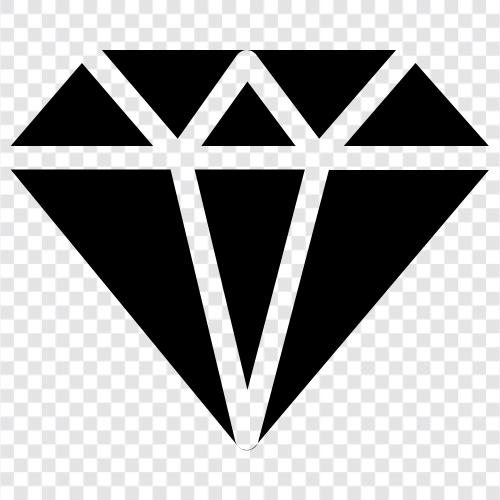 Diamanten, Platin, Gold, Perlen symbol