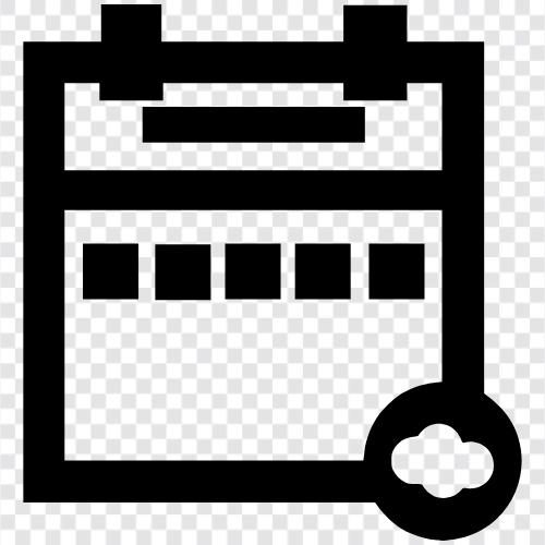 Tagebuch, Zeitplan, Todoliste, Tagesplaner symbol