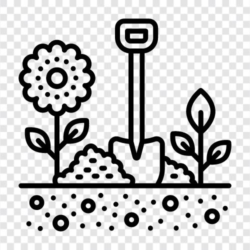 dig, excavate, bury, fill icon svg