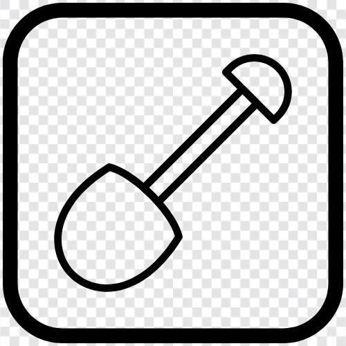 digging, earth, ground, spade icon svg