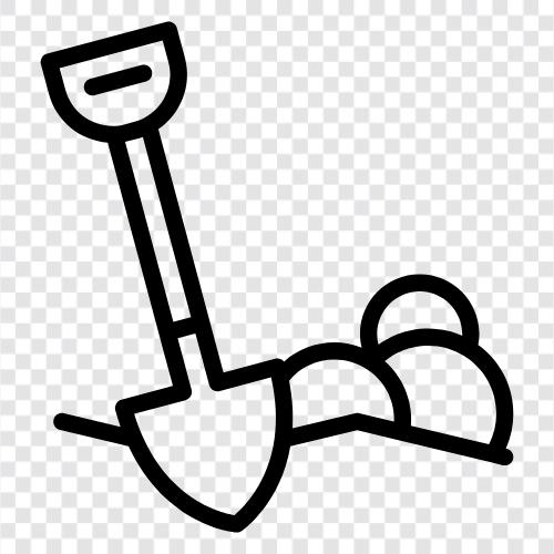 Digging, Mining, Excavating, Construction icon svg