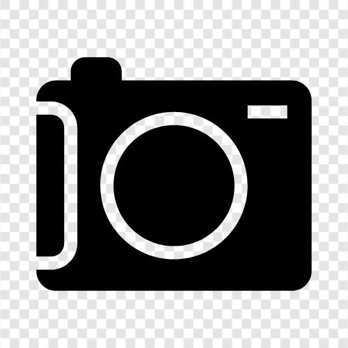 digital camera, photography, photography equipment, digital photography Значок svg