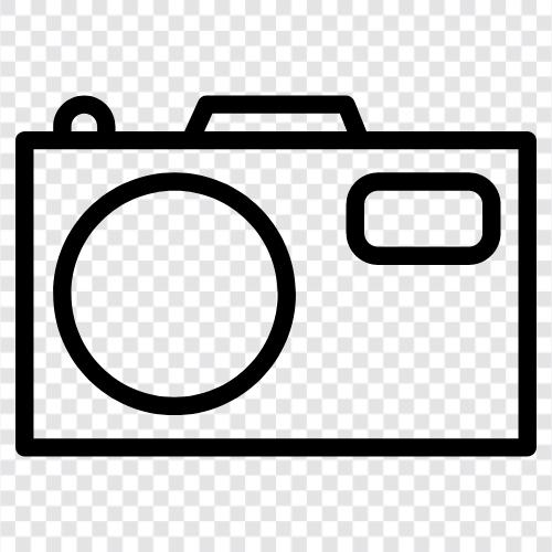dijital kamera, dijital fotoğraf, fotoğraf, fotoğraf ekipmanları ikon svg