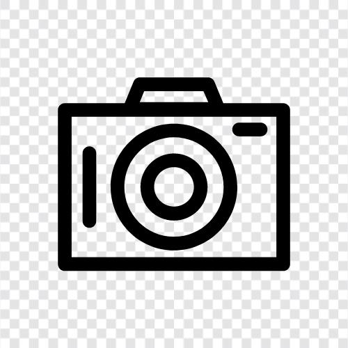 dijital kamera, dijital fotoğraf, fotoğraf, kamera aksesuarları ikon svg