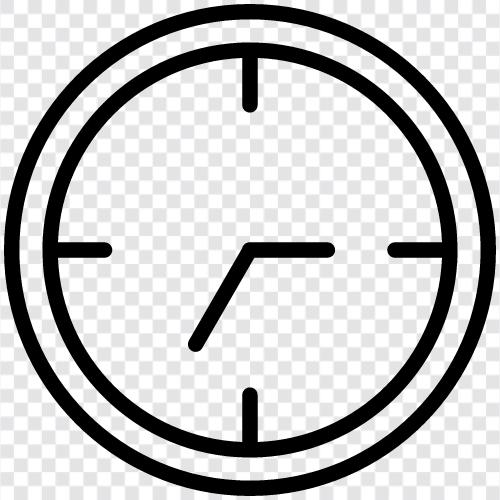 digital clock, alarm clock, time, time zone icon svg