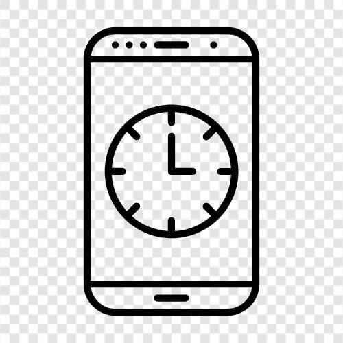 digital clock, analog clock, alarm clock, stopwatch icon svg