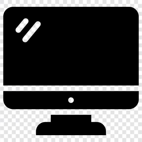 digital, flat, monitors, lcd icon svg