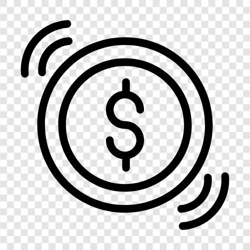 digital, currency, virtual, cash icon svg