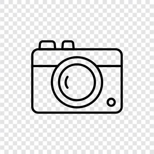 digital, photography, photography equipment, photography software Значок svg