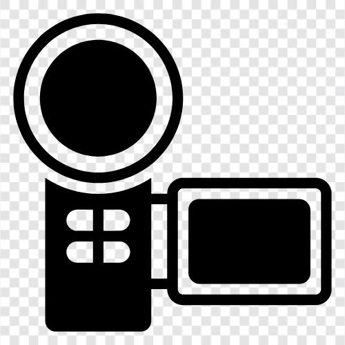 digital recorder, camcorder, recorder, digital camera icon svg