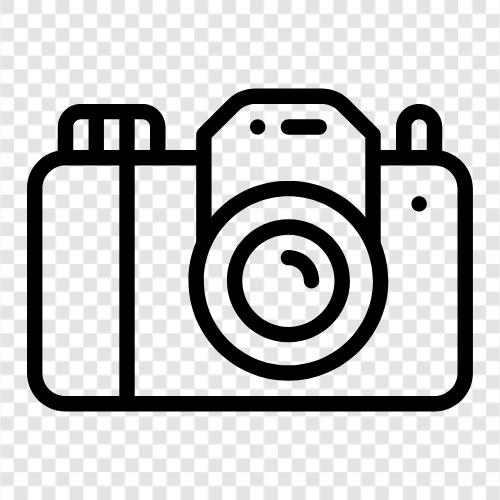 Digital, Fotografie, Foto, Digitalkamera symbol