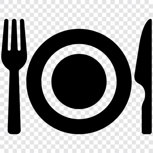 dinnerware, china, dinner, dishes icon svg