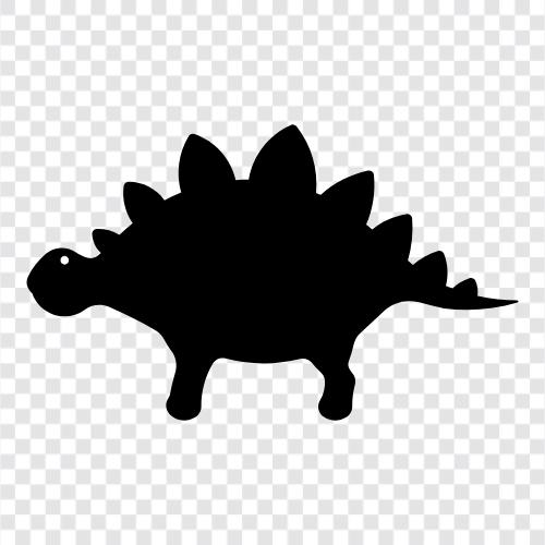 dinosaurs, prehistoric, long neck, plates icon svg