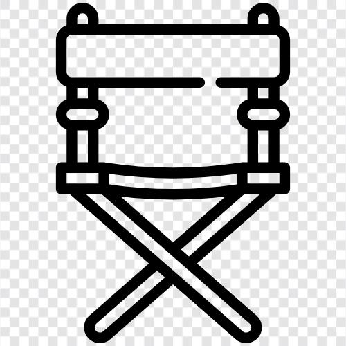 director s chair, director chair icon svg