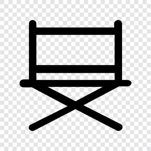 director s, director's chair icon svg