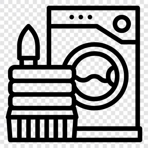 Dirty, Laundromat, Clothes, Wash icon svg