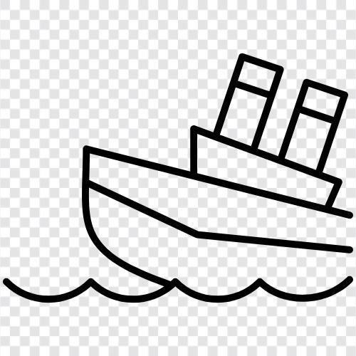 disasters, maritime, maritime accidents, ship icon svg