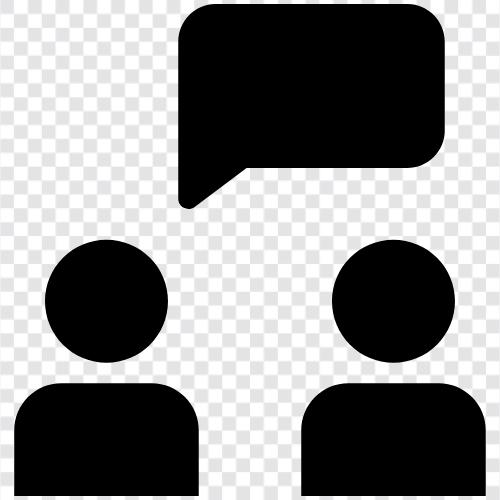 Diskussion, Chat, Dialog, Diskussionsforum symbol