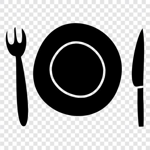 dish, plate, table, eating icon svg